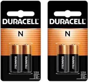 Product image of DURACELL N 1.5V Alkaline Battery, 2 Count Pack, N 1.5 Volt Alkaline Battery, Long-Lasting for Medical Devices, Key Fobs, GPS Trackers, and More (Pack of 2)