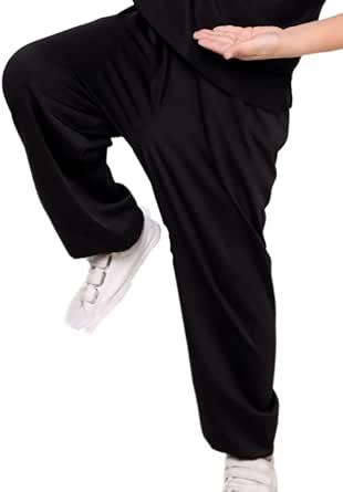 Product image of Boys Lightweight Loose Yoga Pants Elastic Waist Modal Yoga Harem Pants Kung Fu Wide Pants