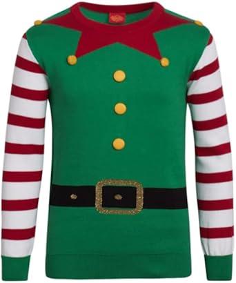 Product image of Girls Cotton Sweater - Cozy Crew Neck Ugly Christmas Sweaters for Girls - Cute Pullover Long Sleeve Top (7-16)