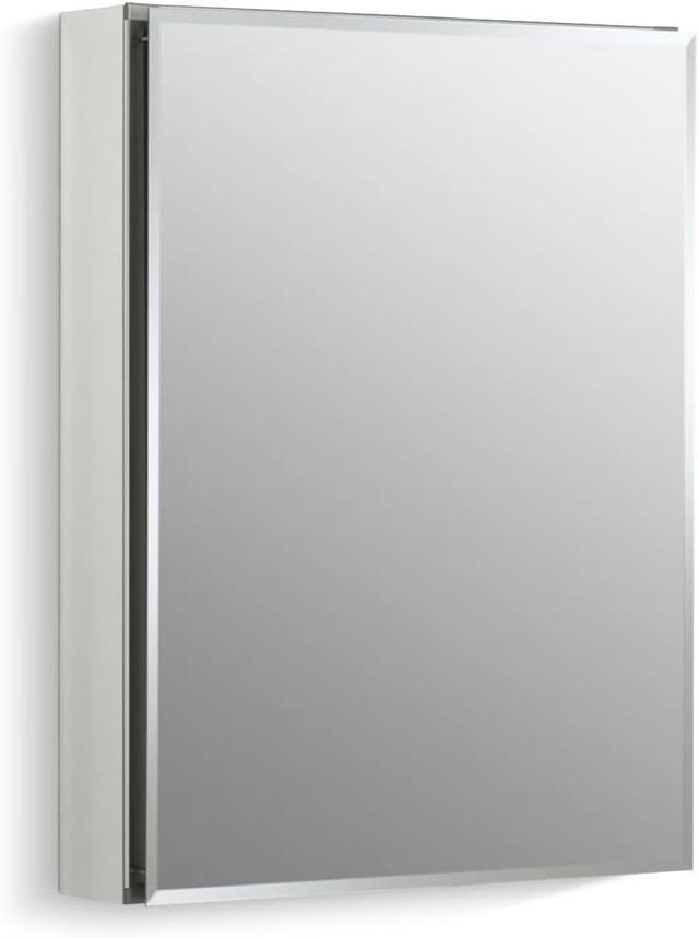 Product image of KOHLER K-CB-CLC2026FS Beveled Medicine Cabinet with Mirror Door & Adjustable Shelves, Rectangular Beveled Edge Frame, 20" x 26"
