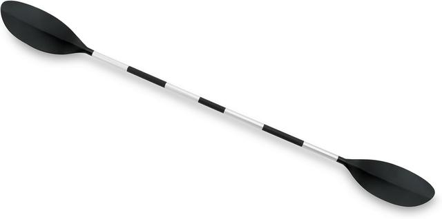 Product image of Intex 69629E 86" Kayak Paddle: Ribbed Spoon Shaped Blades – Durable Lightweight Shaft – Comfortable Grips – 3-Position Feather Adjustability – TUV RL Approved