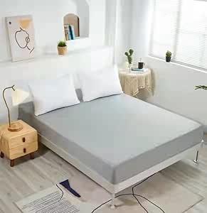 Product image of NHNHN Fitted Sheet-Deep Pockets-Soft Microfiber-Easy Care-Shrinkage and Fade Resistant-Fitted Sheets Queen Size for Girl Woman Teens Kids-Only 1 Fitted Sheet (Queen,Light Grey)