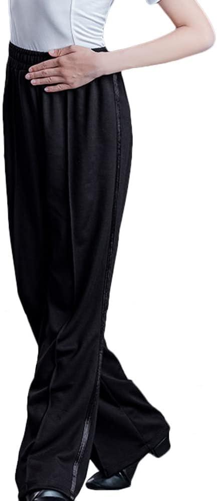Product image of Boys Smooth Dance Pants Latin Jazz Salsa Elastic Waist Loose Ballroom Competition Trousers