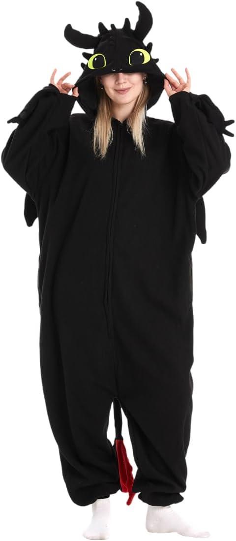 Product image of Unisex Cute Dragon Animal Onesie Pajamas Sleepwear Dragon Halloween Party Costumes