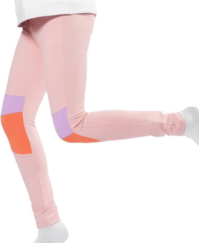 Product image of mmlunar Kids Girls Sports Pants - Youth Girls' Quick Dry Active Track Pants Athletic Stretchy Leggings for Tennis Baseball Running - High Elasticity Workout Tights - Pink - S-6/7