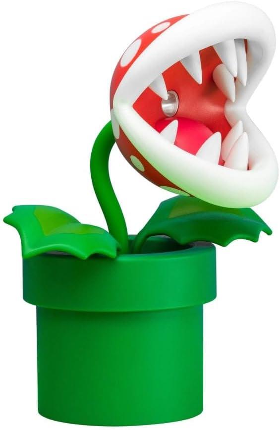 Product image of Super Mario Brothers Officially Licensed Mini Piranha Plant Posable Lamp, Gamers Room Decor and Gift for Boys and Girls, Movie Fans Collectible Night Light | Paladone