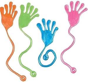 Product image of Tuko 20PCS Sticky Hands, Sticky Finger, Kids' Party Favor Sets， Fun Toys, Wacky Fun Stretchy Sticky Hands, Party Favors, Birthday Parties, Toys for Sensory Kids,20PCS