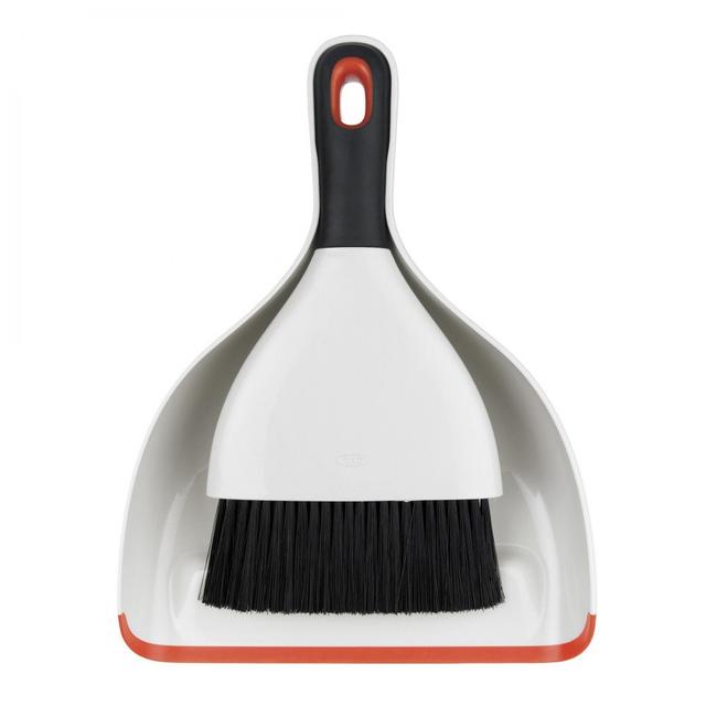 Product image of OXO Good Grips Dustpan and Brush Set, White