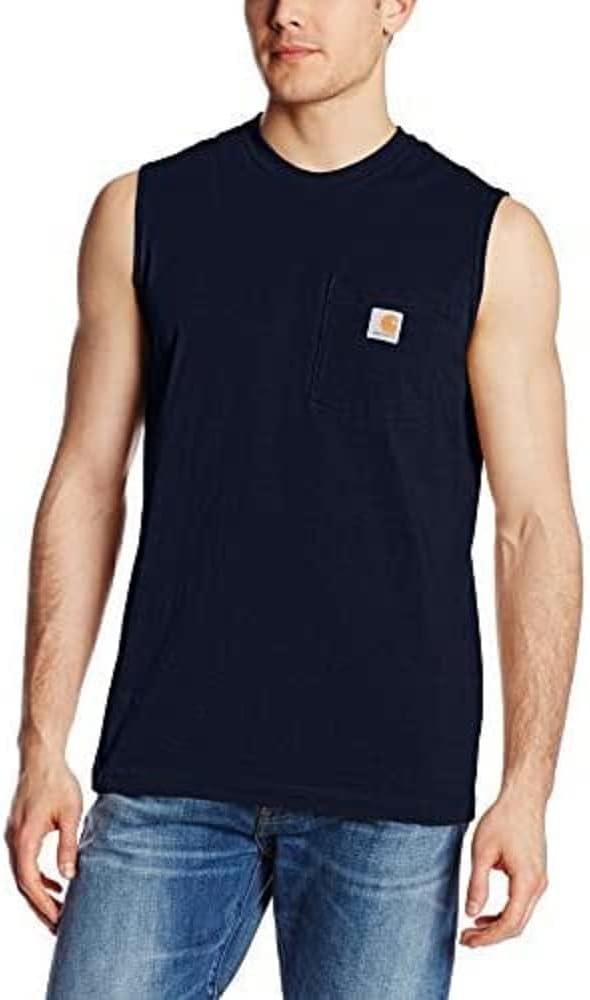 Product image of Carhartt Men's Workwear Pocket Sleeveless Midweight T-Shirt