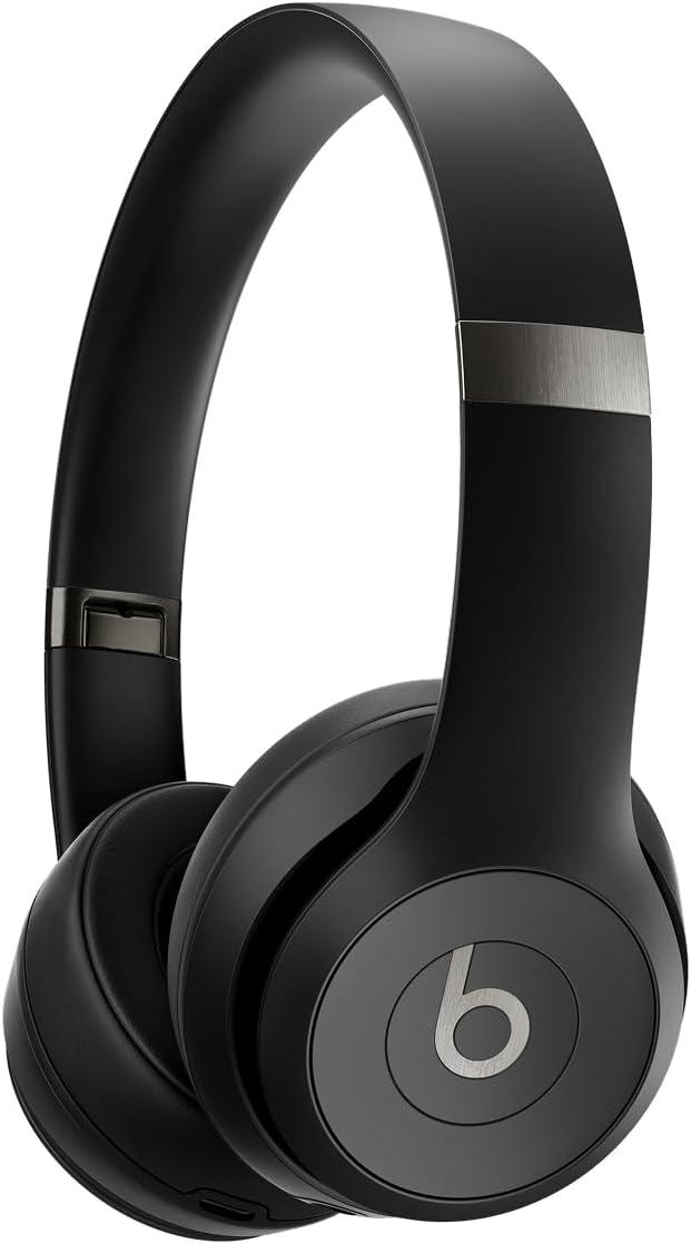 Product image of Beats Solo 4 - Wireless Bluetooth On-Ear Headphones, Apple & Android Compatible, Up to 50 Hours of Battery Life - Matte Black