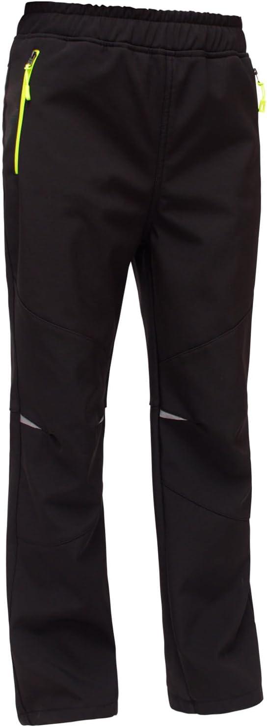 Product image of MEILONGER Boys Girls Softshell Hiking Pants Fleece Lined Skiing Snow Pants Kids Outdoor Trousers