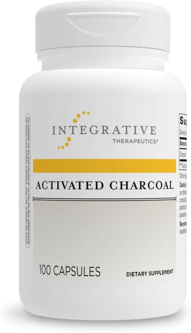 Product image of Integrative Therapeutics Activated Charcoal - Gluten Free - Dairy Free - 100 Capsules