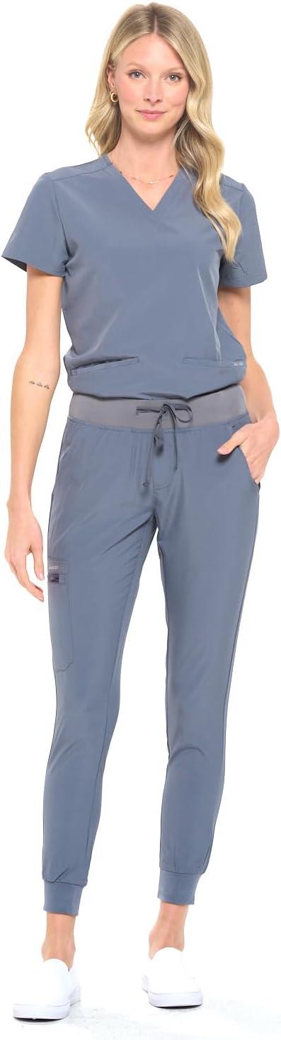 Product image of Dagacci Medical Uniform Women and Men Unisex 4-Way Stretch Jogger Scrub Set