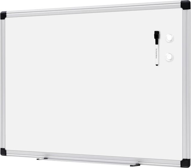 Product image of Amazon Basics Magnetic Dry Erase Whiteboard, 24"W x 18"H, Aluminium Frame, Silver/White
