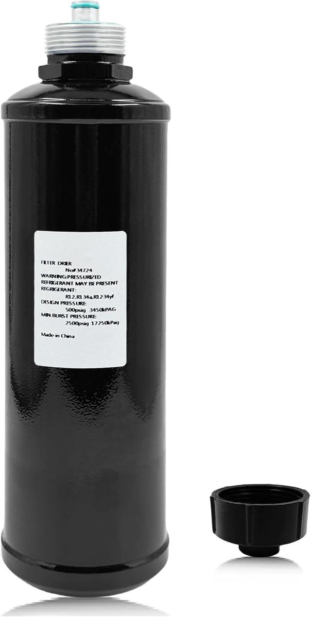 Product image of 34724 A/C Recycling Filter-Drier Spin-on Filter Compatible with Robinair 34724 filter, Compatible with Robinair Refrigerant Recovery Recycling and Charging Stations.