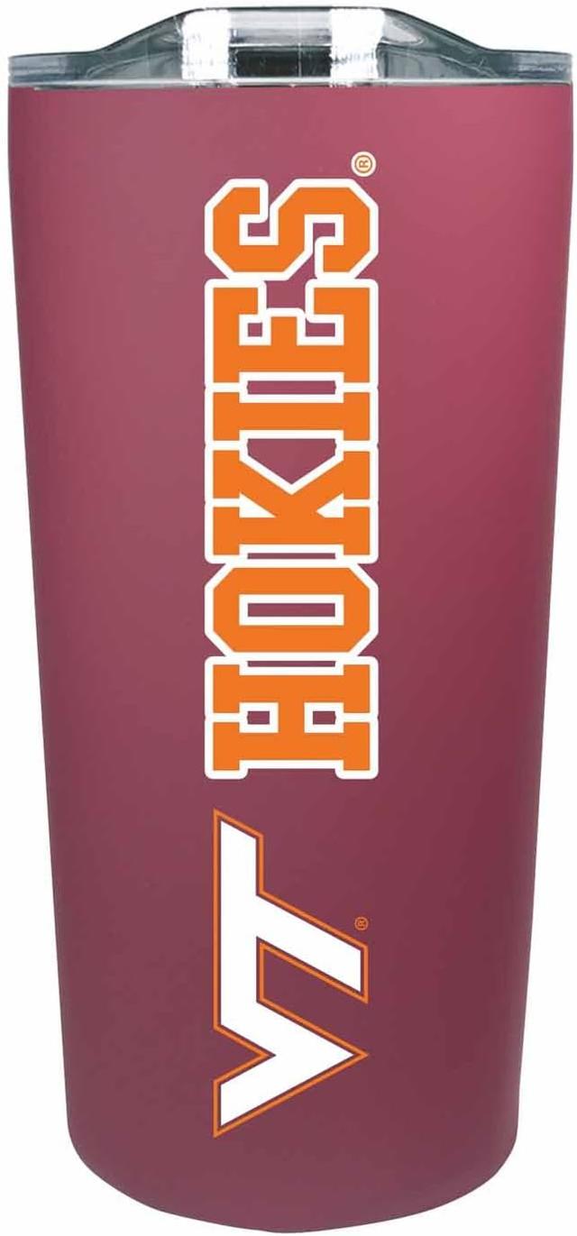 Product image of Campus Colors NCAA Stainless Steel Tumbler perfect for Gameday - 18 oz - Double Walled - Keeps Drinks Perfectly Insulated (Virginia Tech Hokies - Maroon)