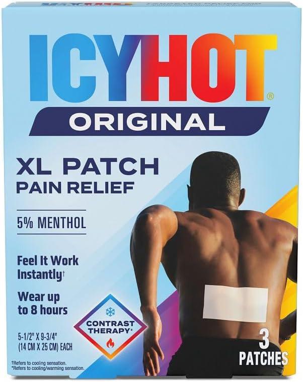 Product image of Icy Hot Original XL Pain Relief Patch (3 Count) for Back and Large Areas