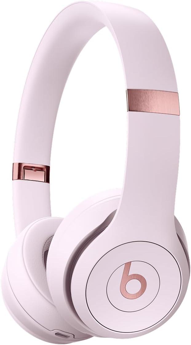 Product image of Beats Solo 4 - Wireless Bluetooth On-Ear Headphones, Apple & Android Compatible, Up to 50 Hours of Battery Life - Cloud Pink