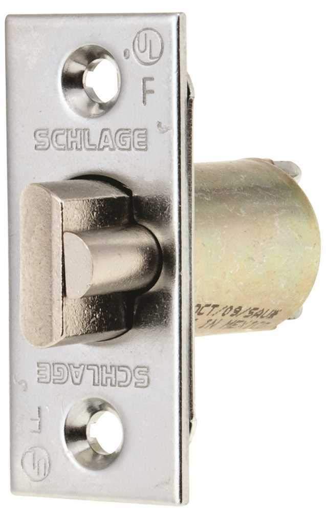 Product image of Schlage Commercial 11085626 A Series Square Corner Dead Latch with 2-3/8" Backset with 1" Face Satin Chrome Finish