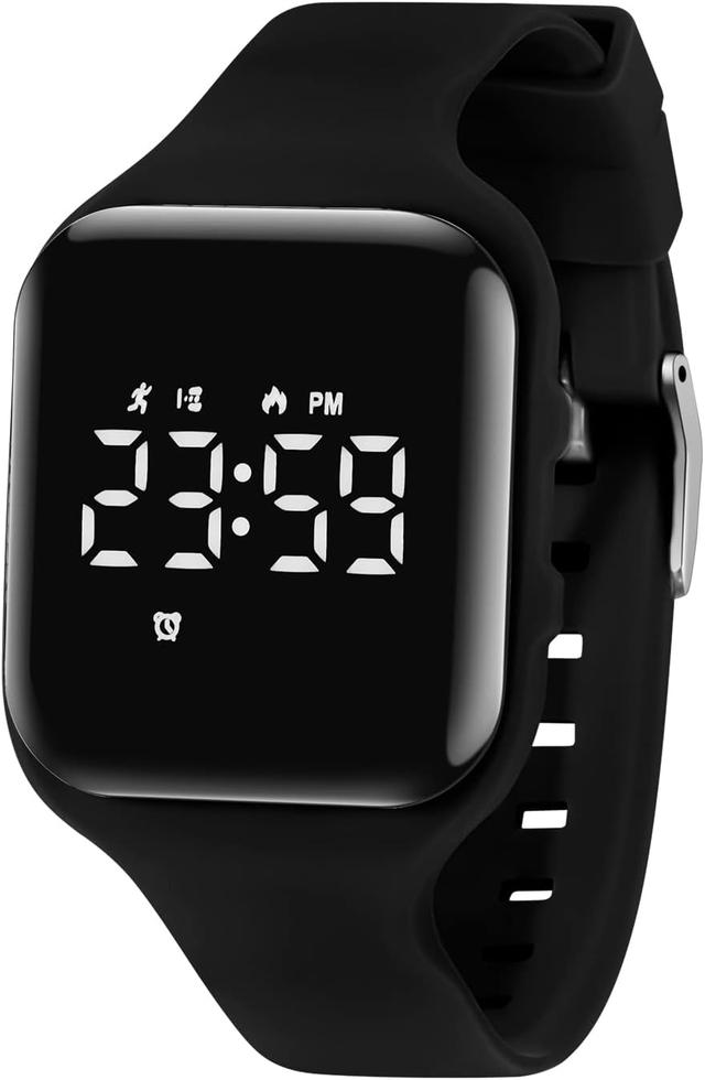 Product image of Kids Watches for Girls Boys Digital Sport Watch with Step Counter Pedometer Vibration Alarm Clock, No App Waterproof Fitness Tracker Kids Watch Boys Girls Teens Students Ages 5-16