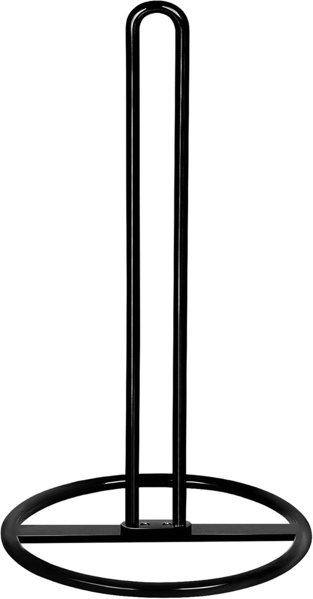 Product image of Paper Towel Holder Countertop, OBODING, Kitchen Paper Towel Stand Holder for Kitchen Organization and Storage, Paper Towel Holders for Standard and Large Size Rolls (Black)