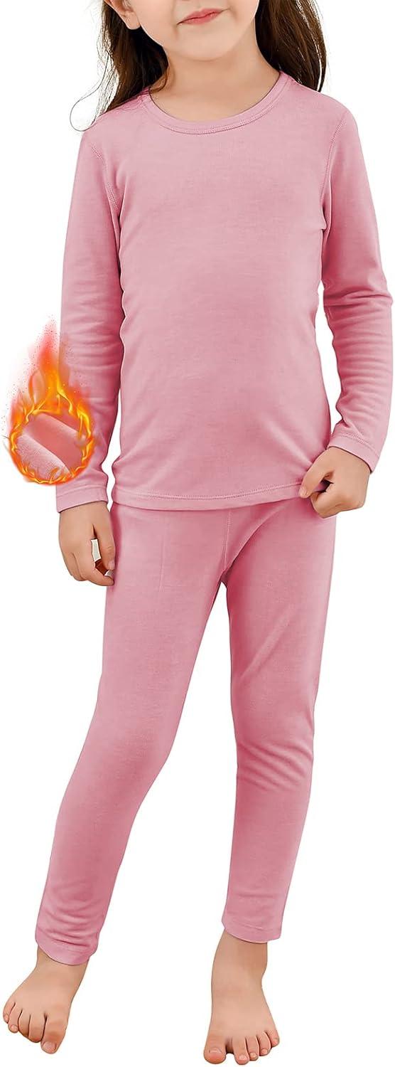 Product image of Thermal Underwear for Kids Toddler Winter Base Layer Long Johns Sets for Girls Boys