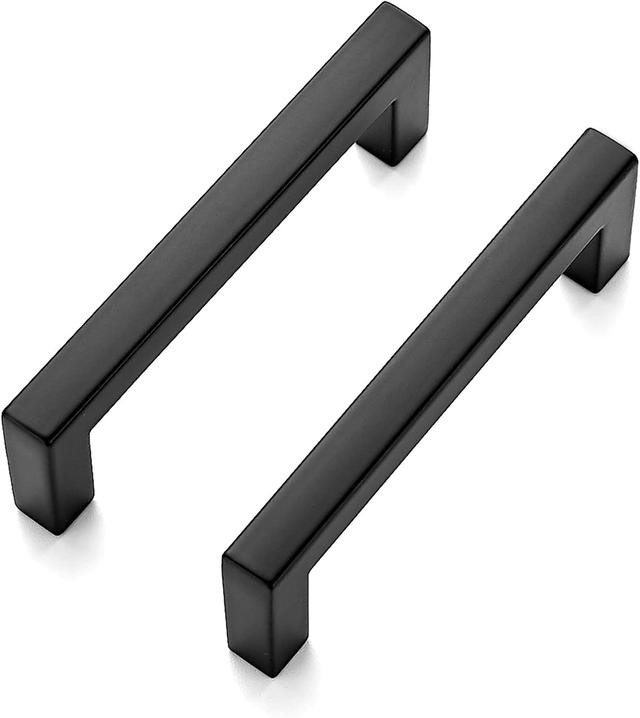 Product image of Ravinte 30 Pack Solid 3 Inch Center to Center Slim Square Bar Drawer Handles for Kitchen Cabinet Hardware Matte Black