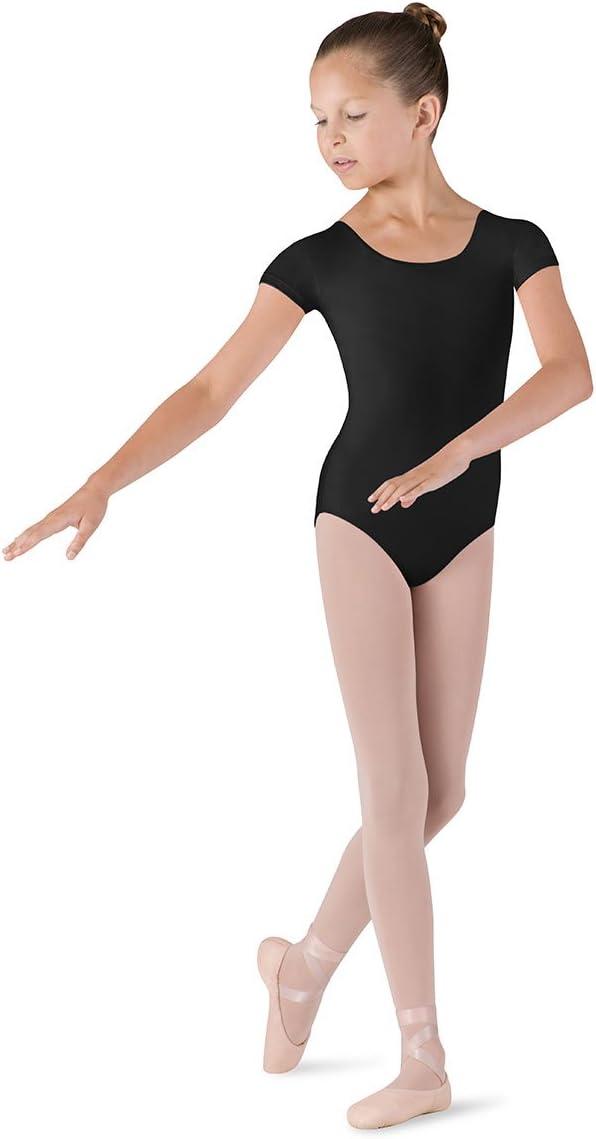 Product image of Bloch Dance Girls Dujour Microlux Short sleeve Leotard