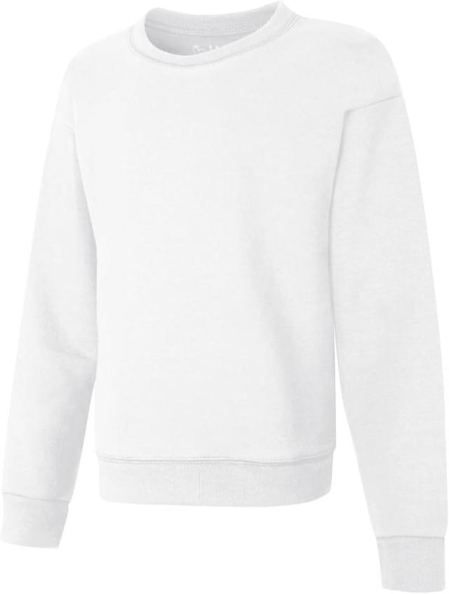 Product image of Hanes Girls' Ecosmart Crewneck Sweatshirt, Soft Midweight Fleece Pullover For Girls'