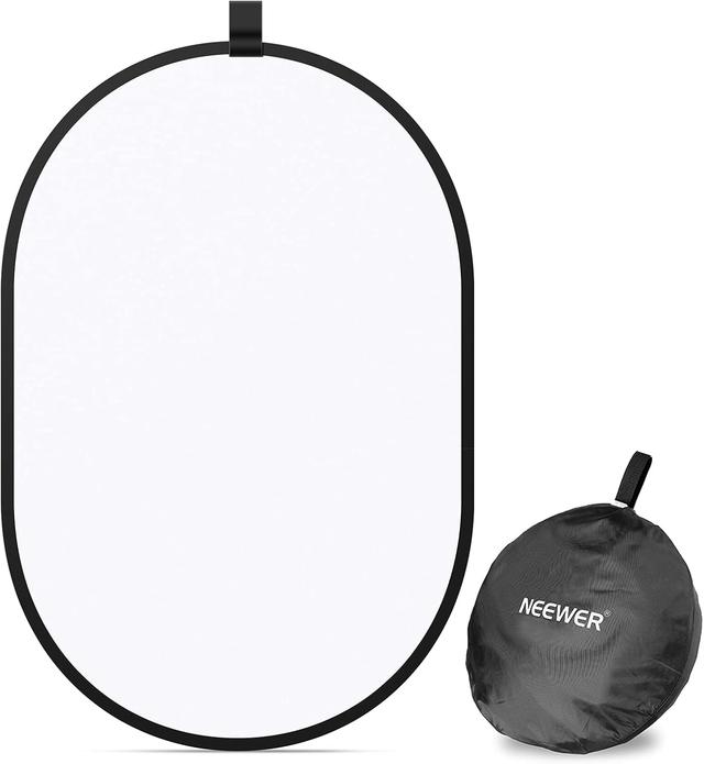 Product image of NEEWER Light Diffuser Panel for Photography, 23.6"x35"/60x90cm Soft White Diffuser Fabric with Carry Bag, Collapsible Pop Out Light Modifier for Studio and Outdoor Portrait, Product, Video Shooting