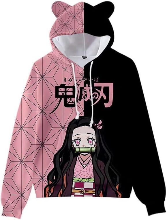 Product image of YUESUO Anime Lemon Slayer Hoodies, Unisex 3D Printed Cosplay Cute Sweatshirt for Men Women