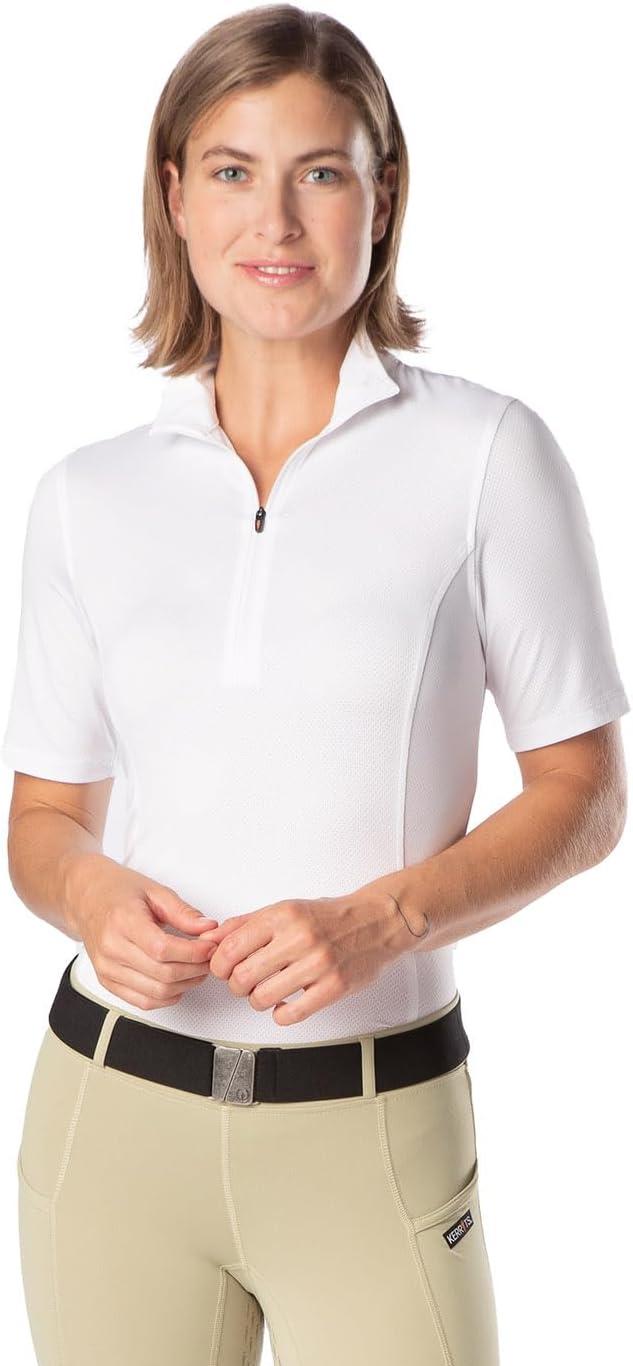 Product image of Kerrits Women's Ice Fil Lite Short Sleeve Shirt – Cooling Sun Protection Shirt for Horse Riding, Golf, Hiking