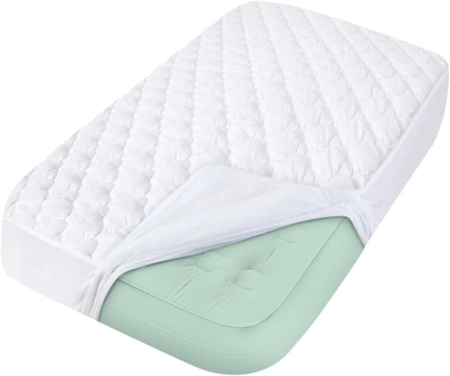 Product image of Kids Travel Air Mattress Pad Cover Protector Waterproof, Compatible with Intex Kidz Inflatable Raised Frame Camping Air Mattress