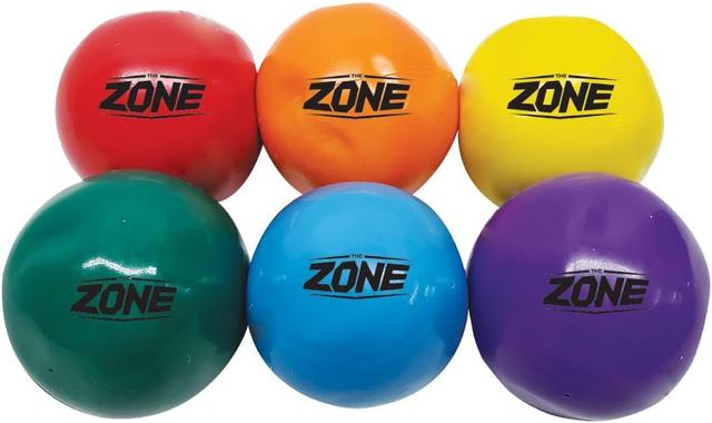 Product image of The Zone™ - Pellet Balls - for Games and Activities Including: Bocce, Juggling, and Tossing | Tacky Covering - Measures 2.5" - Set of 6