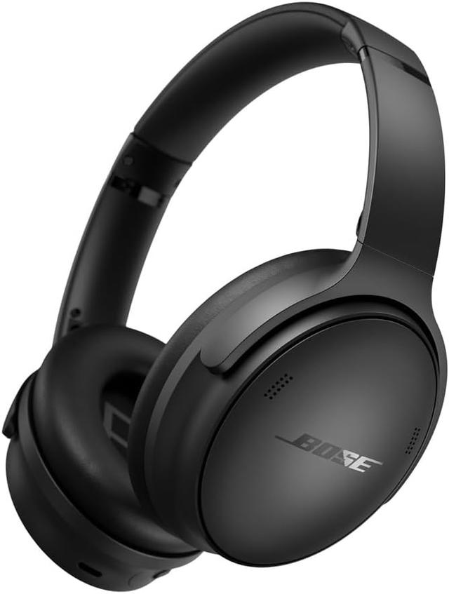 Product image of Bose QuietComfort Bluetooth Headphones, Wireless Headphones with Active Over Ear Noise Cancelling and Mic, Deep Bass, Up to 24 Hours of Playtime, Black