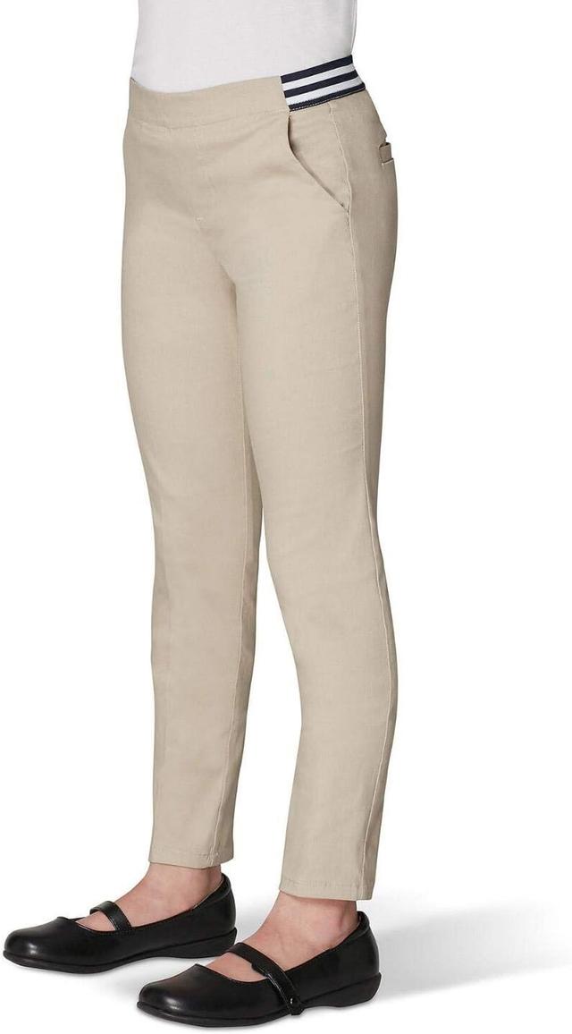 Product image of French Toast Girls Pull On Skinny Fit Stretch Pants with Elastic Waist and Pockets, School Uniform for Kids