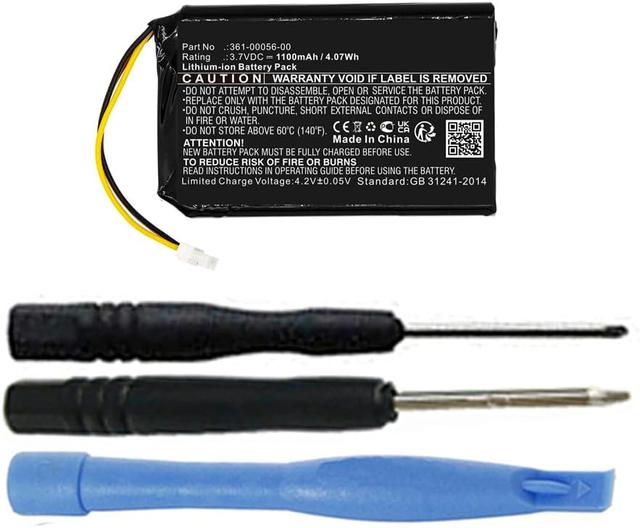 Product image of 1100mAh 361-00056-00, 361-00056-50 Battery Replacement Compatible with Garmin Drive 50, 50LM, 51, 51LMT, Nuvi 30, 50, 50LM, 52, 52LM, 52LMT, 55, 55LM, 55LMT GPS Navigation Units