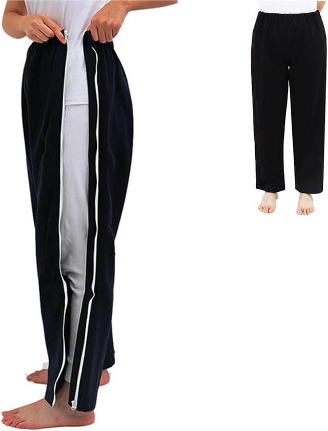 Product image of Unisex Side Zipper Pants,Breakaway Post Surgery Recovery Zipper Pants,Suit for Fracture/Bedridden Patients/Elderly