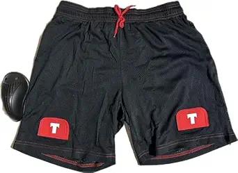 Product image of Generic Boy's Loose Fit Ice Hockey Mesh Jock Shorts with Cup (Junior-L)(Sizes Run Big) Black, Large