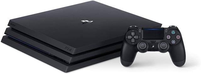 Product image of Sony PlayStation 4 Pro w/ Accessories, 1TB HDD, CUH-7215B - Jet Black (Renewed)