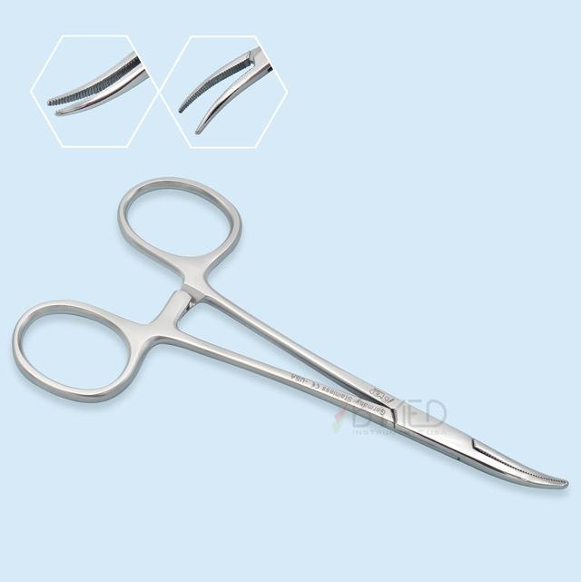 Product image of Halsted Mosquito Hemostatic Forceps 5" Curved