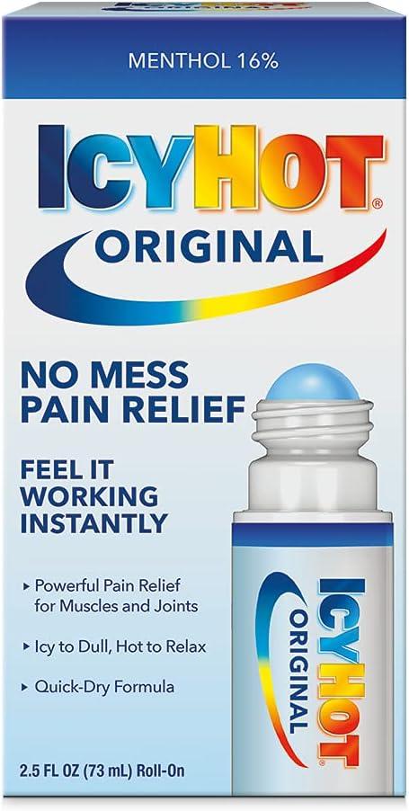 Product image of Icy Hot Original Medicated Pain Relief Liquid with No Mess Applicator, 2.5 Fluid Ounces