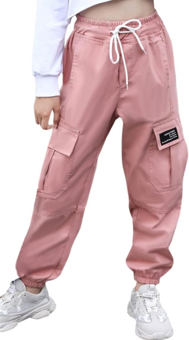 Product image of SANGTREE Girls & Womens Drawstring Cargo Jogger Pants,3 Years - Women 3XL