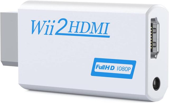 Product image of Rybozen Wii to HDMI Converter, Wii HDMI Adapter 1080P, Output Video Audio HDMI Converter with 3.5mm Audio Jack&HDMI Output Supports All Wii Display Modes 720P NTSC Compatible with Wii, Wii U, HDTV