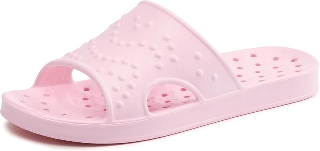 Product image of shevalues Shower Shoes for Women with Arch Support Quick Drying Pool Slides Lightweight Beach Sandals with Drain Holes