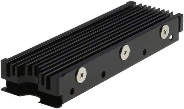 Product image of MHQJRH M.2 2280 SSD heatsink, Double-Sided Heat Sink, with Thermal Silicone pad for PC / PS5 M.2 PCIE NVMe SSD or M.2 SATA SSD