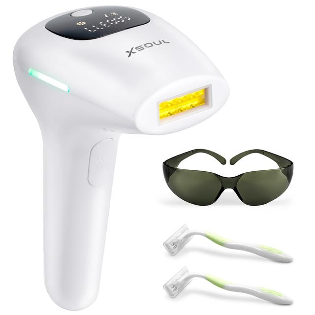 Product image of At-Home IPL Hair Removal for Women and Men Permanent Hair Removal 999,999 Flashes Painless Hair Remover on Armpits Back Legs Arms Face Bikini Line, Corded