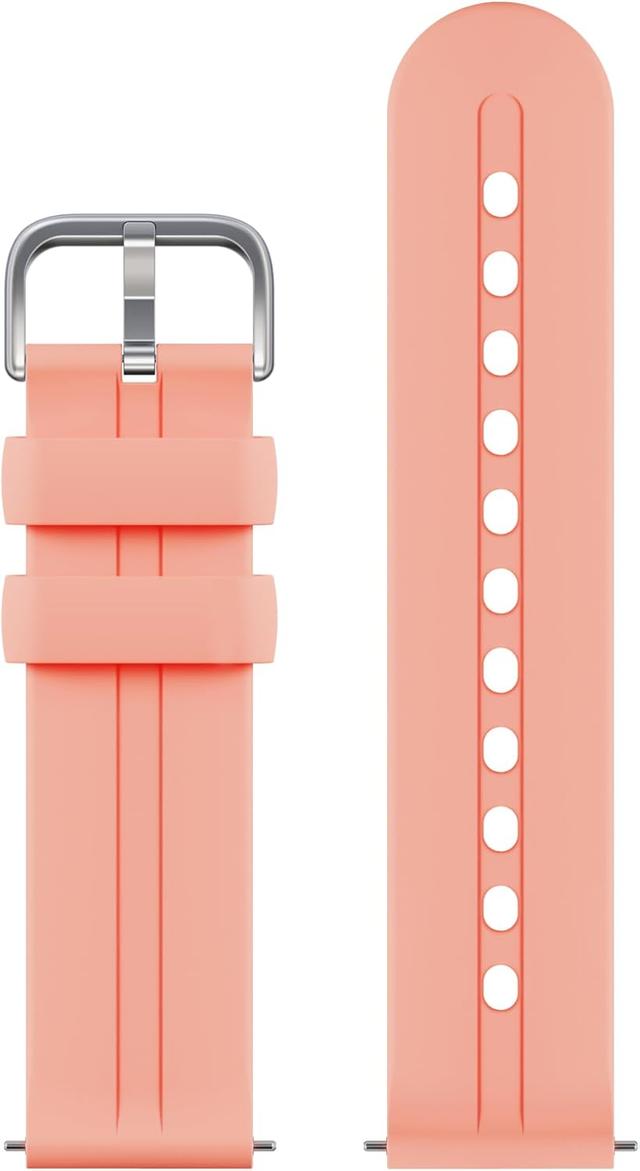 Product image of Gabb Watch Style Band - Kids Watch Band Replacement, Flexible, Waterproof Soft Silicone for All Watches, Easily Adjustable, Sweatproof and High-Performance Silicone (Peachy Pink)