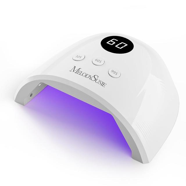 Product image of MelodySusie UV Nail Lamp, Plus30F UV Light for Gel Nails LED Nail Dryer with 3 Timer, Smart Sensor, LCD Display Fast Curing Gel Nail Polish Nail Art Tools Manicure Accessories-White