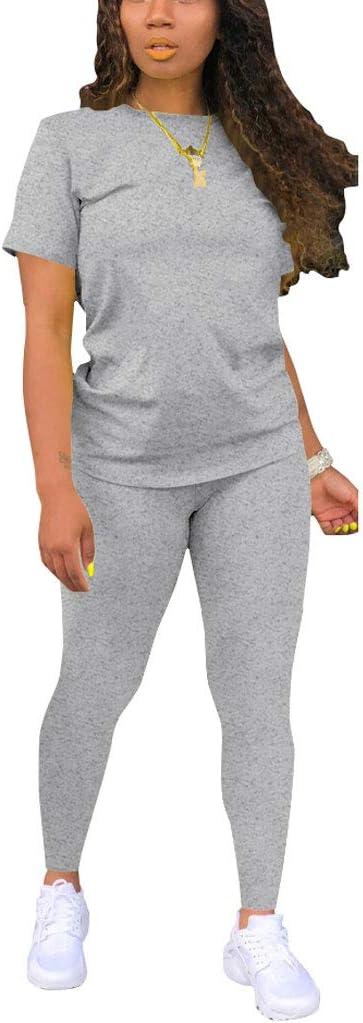 Product image of Nimsruc Biker Short Sets Women 2 Piece Outfits Summer Short Sleeve Jogger Tracksuit